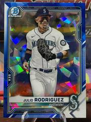 Julio Rodriguez #BDC-145 Baseball Cards 2021 Bowman Draft Sapphire Prices