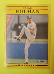 Brian Holman #453 Baseball Cards 1991 Fleer Prices