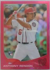Anthony Rendon [Pink Refractor] #128 Baseball Cards 2013 Topps Chrome Prices