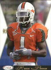 Roscoe Parrish Football Cards 2005 Sage Prices