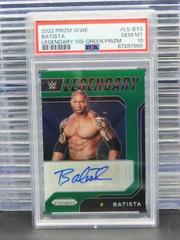 Batista [Green Prizm] Wrestling Cards 2022 Panini Prizm WWE Legendary Signatures Prices