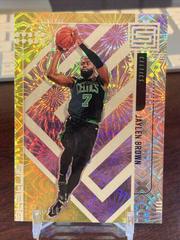 Jaylen Brown [Gold Fireworks] #102 Basketball Cards 2019 Panini Status Prices
