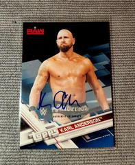 Karl Anderson [Blue Autograph] #21 Wrestling Cards 2017 Topps WWE Prices
