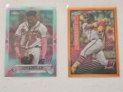 Ronald Acuna Jr. [Orange] #EX-18 Baseball Cards 2022 Topps Chrome Sonic Expose Prices