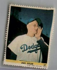Jake Pitler #47 Baseball Cards 1949 Eureka Sportstamps Prices