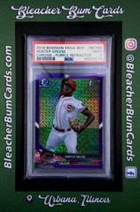 Hunter Greene [Purple Refractor] Baseball Cards 2018 Bowman Mega Box Chrome Prices