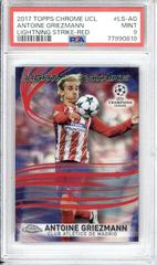 Antoine Griezmann [Red] Soccer Cards 2017 Topps Chrome UEFA Champions League Lightning Strike Prices