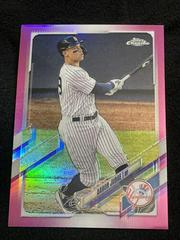 Aaron Judge [Pink Refractor] #99 Baseball Cards 2021 Topps Chrome Prices