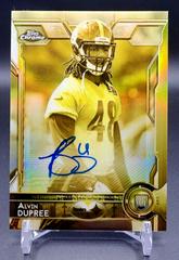 Alvin Dupree [Autograph Gold Sepia Refractor] #157 Football Cards 2015 Topps Chrome Prices