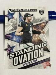Derek Carr [Purple] #SO-13 Football Cards 2022 Panini Rookies & Stars Standing Ovation Prices