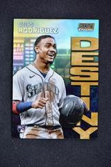 Julio Rodriguez [Gold] Baseball Cards 2022 Stadium Club Chrome Dynasty and Destiny Prices