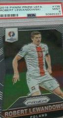 Robert Lewandowski Soccer Cards 2016 Panini Prizm UEFA Prices