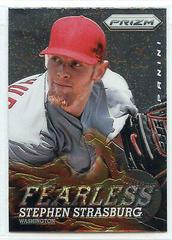 Stephen Strasburg Baseball Cards 2013 Panini Prizm Fearless Prices