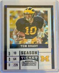 Tom Brady [Cracked Ice] #95 Football Cards 2017 Panini Contenders Prices
