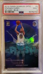 Stephen Curry [Blue] #4 Basketball Cards 2019 Panini Donruss Optic Splash Prices