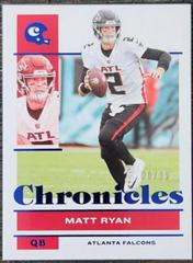 Matt Ryan [Blue] Football Cards 2021 Panini Chronicles Prices