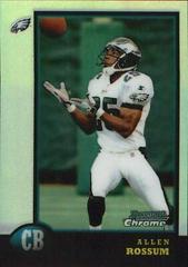 Allen Rossum [Refractor] #195 Football Cards 1998 Bowman Chrome Prices