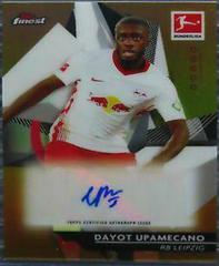 Dayot Upamecano [Gold Refractor] Soccer Cards 2020 Topps Finest Bundesliga Autographs Prices