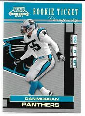 Dan Morgan [Championship Ticket] #118 Football Cards 2001 Playoff Contenders Prices