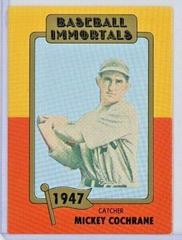 Mickey Cochrane #50 Baseball Cards 1980 Baseball Immortals Prices