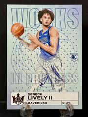 Dereck Lively II [Ruby] #30 Basketball Cards 2023 Panini Court Kings Works in Progress Prices