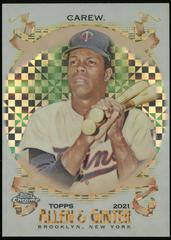 Rod Carew [Xfractor] #108 Baseball Cards 2021 Topps Allen & Ginter Chrome Prices
