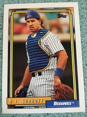 B. J. Surhoff #718 Baseball Cards 1992 Topps Prices
