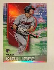 Alex Kirilloff [Red Refractor] Baseball Cards 2021 Bowman’s Best Prices