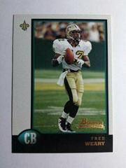 Fred Weary #199 Football Cards 1998 Bowman Prices