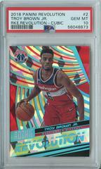 Troy Brown Jr. [Cubic] Basketball Cards 2018 Panini Revolution Rookie Prices