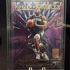Zion Williamson [Purple] Basketball Cards 2022 Panini Donruss Elite Power Formulas Prices