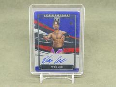 Wes Lee [Blue] Wrestling Cards 2022 Panini Impeccable WWE Stainless Stars Autographs Prices