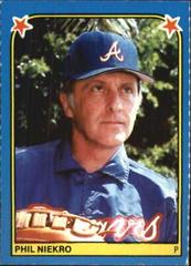 Phil Niekro Baseball Cards 1983 Fleer Stickers Prices