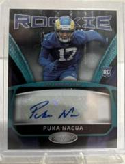 Puka Nacua [Teal Etch] #RS-18 Football Cards 2023 Panini Certified Rookie Signatures Prices