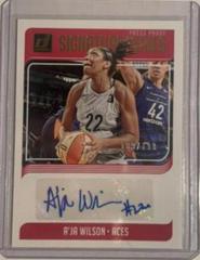 A'ja Wilson [Press Proof Gold Laser] #SS-AWS Basketball Cards 2019 Panini Donruss WNBA Signature Series Prices