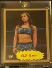 AJ Lee [Gold] #1 Wrestling Cards 2012 Topps Heritage WWE Prices