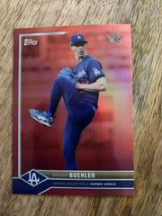 Walker Buehler [Red Rainbow] #13 Baseball Cards 2022 Topps X Bobby Witt Jr. Crown Prices