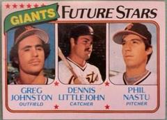 Giants Future Stars [G. Johnston, D. Littlejohn, P. Nastu] #686 Baseball Cards 1980 Topps Prices