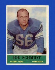 Joe Schmidt Football Cards 1964 Philadelphia Prices