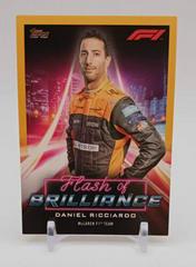 Daniel Ricciardo [Gold] #FOB-DR Racing Cards 2022 Topps Formula 1 Flash of Brilliance Prices