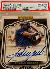 Adrian Beltre [Bronze Ink] #NLA-AB Baseball Cards 2023 Topps Tier One Next Level Autographs Prices