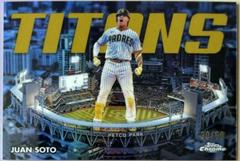 Juan Soto [Gold] #CT-6 Baseball Cards 2023 Topps Chrome Titans Prices