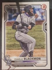 Charlie Blackmon #4 Baseball Cards 2021 Bowman Prices
