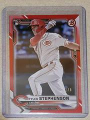 Tyler Stephenson [Red] #20 Baseball Cards 2021 Bowman Prices