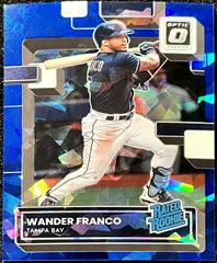 Wander Franco [Blue Ice] #34 Baseball Cards 2022 Panini Donruss Optic Prices