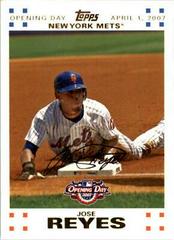 Jose Reyes [Gold] #89 Baseball Cards 2007 Topps Opening Day Prices