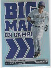 Chase DeLauter [Silver] #BMC-CD Baseball Cards 2022 Panini Prizm Draft Picks Big Man on Campus Prices