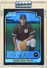 Chien Ming Wang [Blue Refractor] Baseball Cards 2003 Bowman Chrome Prices