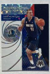 Dirk Nowitzki [Fast Break Silver] Basketball Cards 2019 Panini Mosaic International Men of Mastery Prices