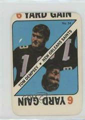 Tom Dempsey #34 Football Cards 1971 Topps Game Cards Prices